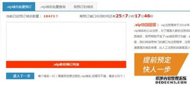 知識普及 .vip域名百科大全